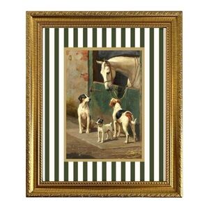 Framed Vintage Equestrian Art